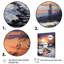 Winter Sunset Snowfall III, reproduction d'art sur toile-1719667727-1719667762