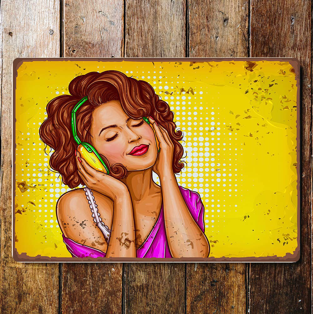 Entertainment Wall Decor on Metal