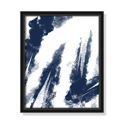 Navy Striking Seams 2 - Painting Print