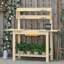Orkney Fir Wood Potting Bench