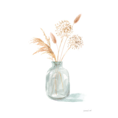 Everlasting Bouquet II Neutral by Danhui Nai - Wrapped Canvas Painting