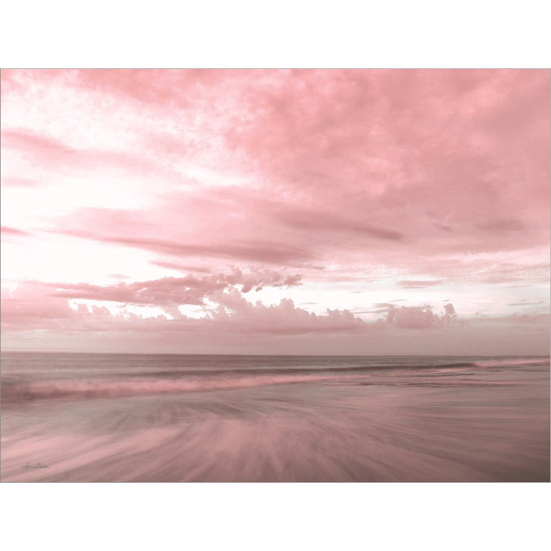 «Pink Beach Emotion» par Lori Deiter, art mural encadré