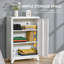 Armoires | Armoire de rangement avec portes doubles Tablettes réglables, blanc neige, acier, l 29,5 po pour garage | Industriel | Bureau