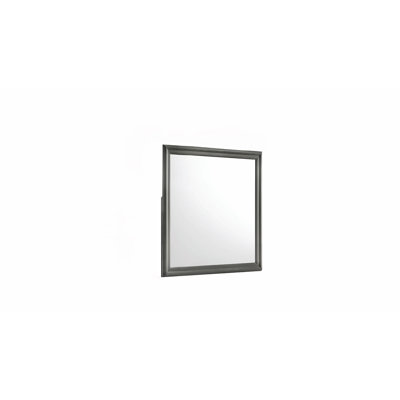 Miroir de style moderne Blaze en bois (seulement miroir)