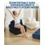 Canapé-lit convertible pliant avec matelas pliable, coussin, support pour le dos et poche latérale pour le salon et la chambre à coucher-1013217361