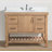 Marina 42'' Single Bathroom Vanity with Carrara Marble Top
