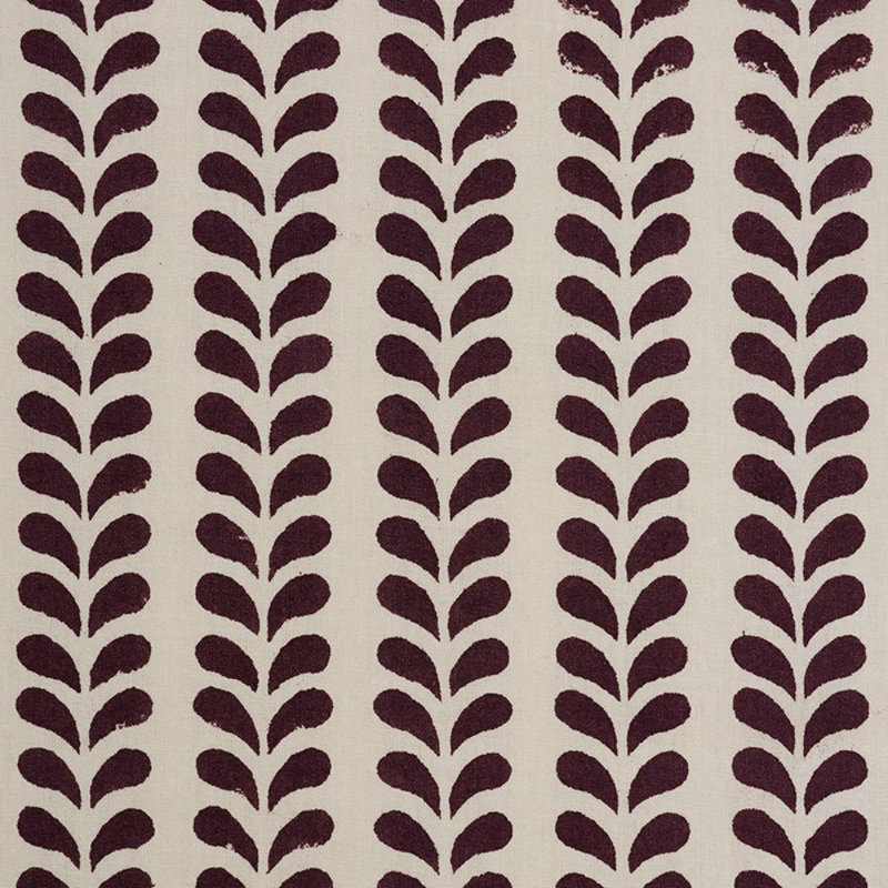 Schumacher x Molly Mahon Bindi Fabric, Purple