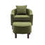 Confortable fauteuil d'appoint Mid-Century moderne avec repose-pieds pour la détente-498131230