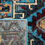 Tapis oriental bleu clair / noir Cayleen-817198572