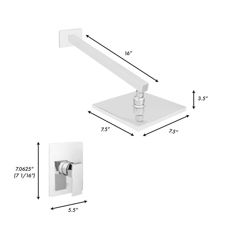 ZLINE Autograph Edition Bliss Shower Faucet, Chrome