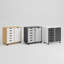 COFFRET DE RANGEMENT EN BOIS SOLIDE GRIS ET BLANC-1527215753