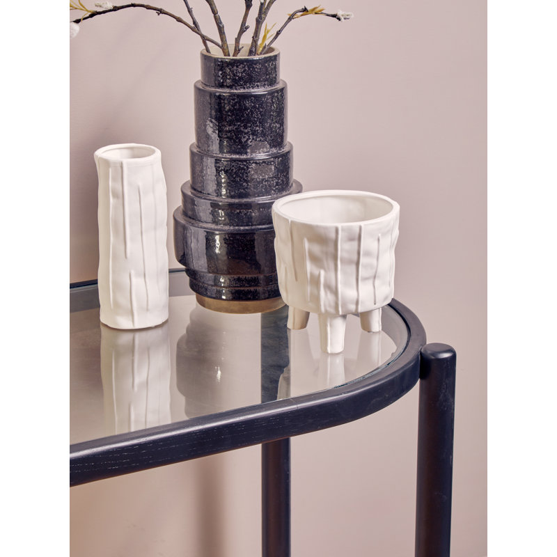 Angelray Earthenware Table Vase, 20cm H x 8cm W x 8cm D