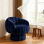 Fauteuil demi-tonneau pivotant rembourré avec coussin (ensemble de 3)-433278842
