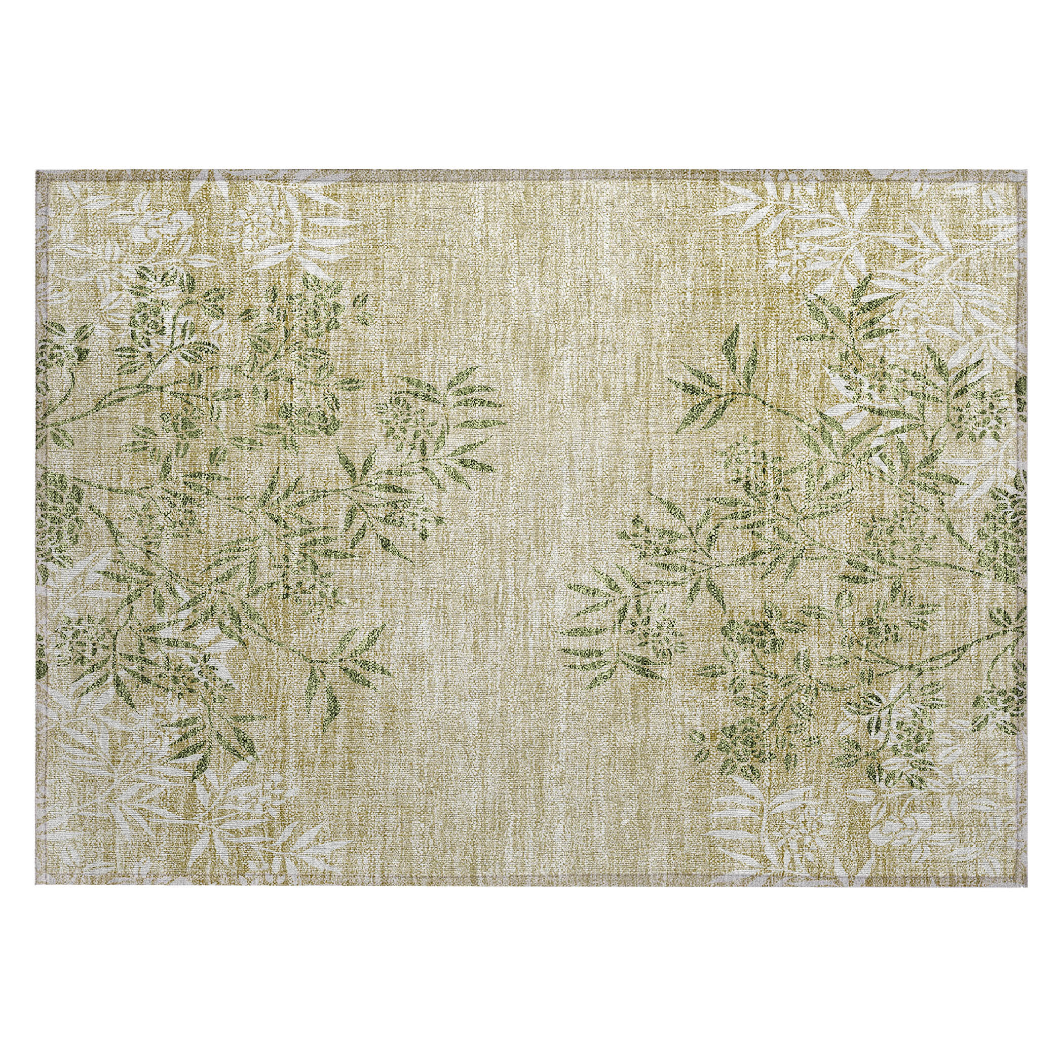 Red Barrel Studio® Lac Machine Woven Khaki Indoor/Outdoor Rug | Wayfair