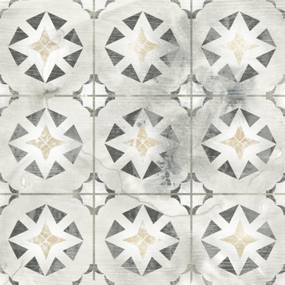 Marble Tile Design II 1 Piece Wrapped Canvas Wall Art