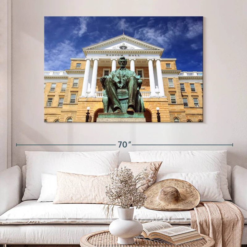 Bascom Hall Lincoln Statue, 34" H x 51" W
