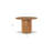 46'' Mango Solid Wood Pedestal Round Dining Table