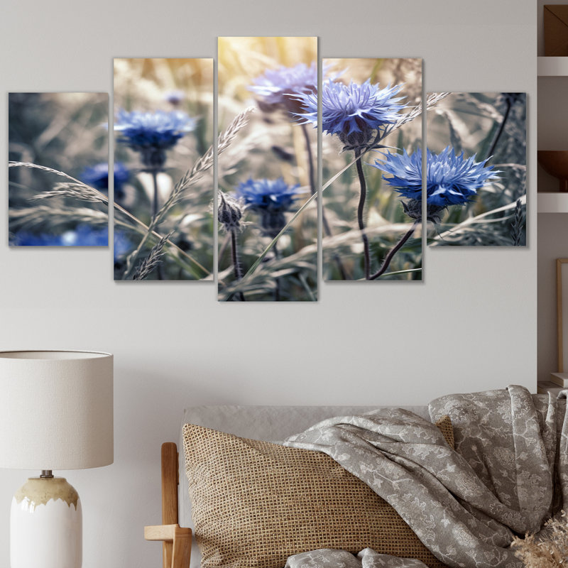 Farmhouse Plants & Flowers Wall Decor on Metal