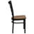 Prompton Window Back Metal Restaurant Chair-646773818