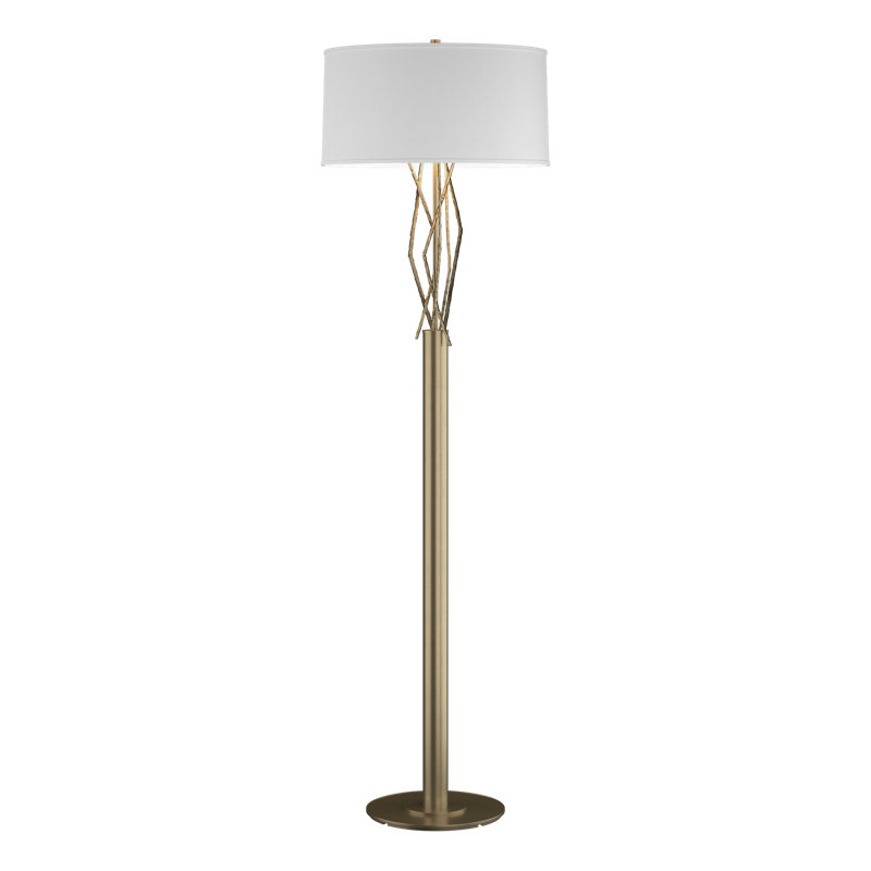 Brindille 61" Floor Lamp, Natural Anna, Soft Gold