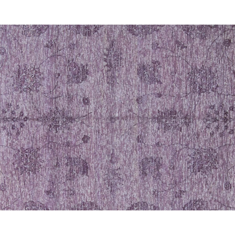 Tapis rose noué à la main de haute qualité