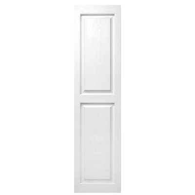 Standard Raised Panel Vinyl Shutters Pair