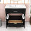 Meuble-lavabo de 30 pouces avec lavabo en céramique encastré et rangement-692637323