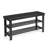 Babb Wood Shelves Storage Bench-389863037