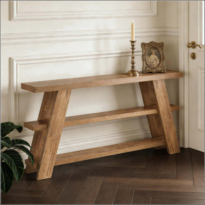 Table d'appoint mince avec rangement, console à 3 niveaux, canapé
