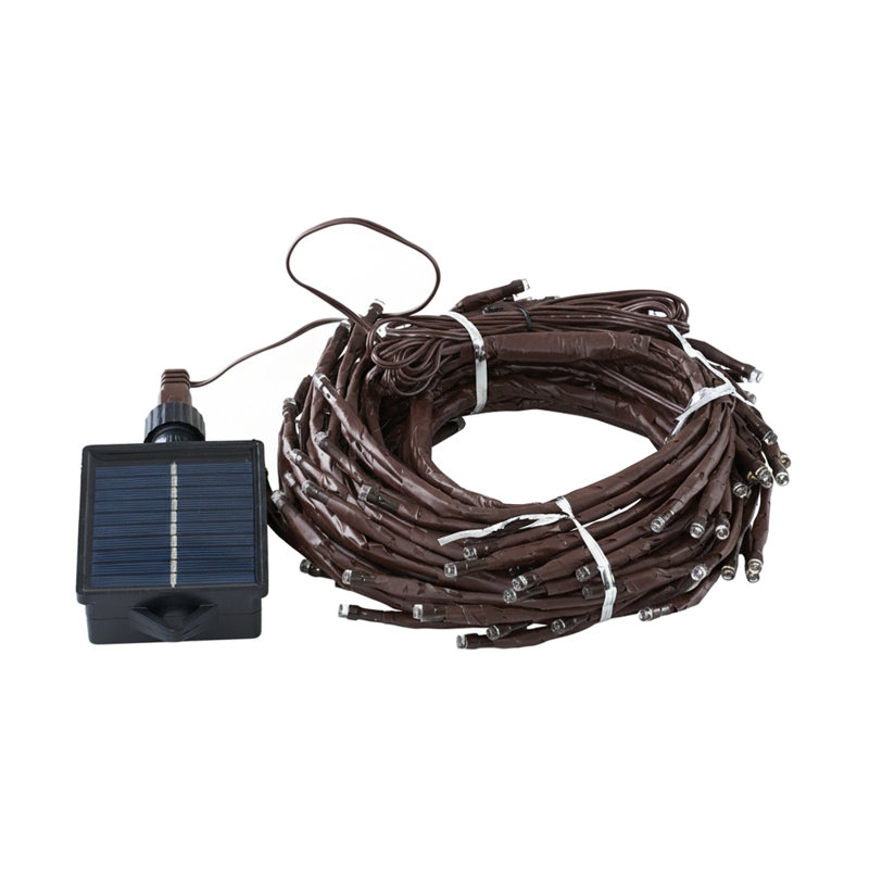 180cm Solar Powered 96 - Bulb Cord String Light