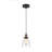 Chloe Lighting Manette Mini Pendant Ceiling Fixture – 9.8" H Industrial-Style 1-Light Rubbed Bronze Hanging Light With 6" Shade