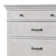 Commode haute Leyne, 5 tiroirs, gris vieilli maison de campagne