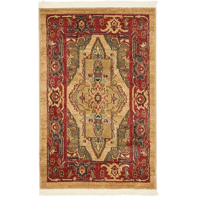 Tapis oriental brun clair Eesi