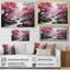 «Pink Trees Waterfall Endless Journey» - Art mural cascade-1690868720-1690868678