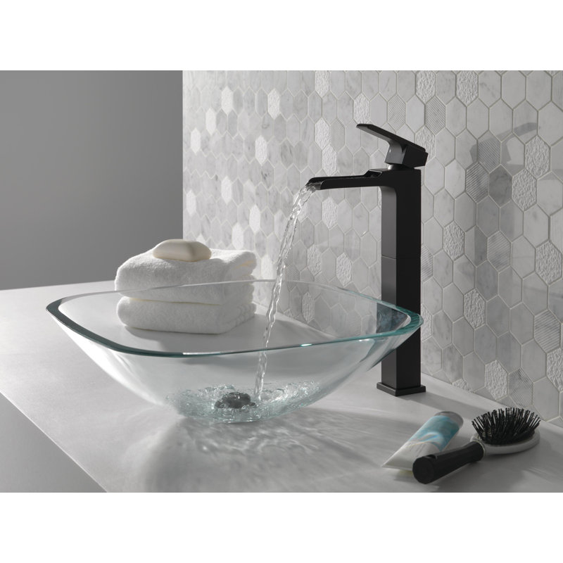 Robinet de lavabo vasque Ara, Noir mat