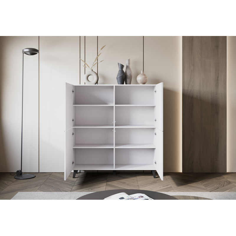 120cm Sideboard, White