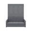 Lit escamotable double pleine grandeur avec coussin-412783792