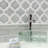 Divine Arabesque 4" x 3" Ceramic Mosaic Tile (0.80 Sq. Ft. / Sheet)-52025261