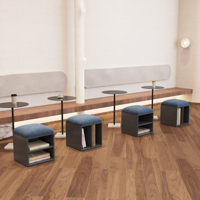 40cm Deep Blue Storage Benches