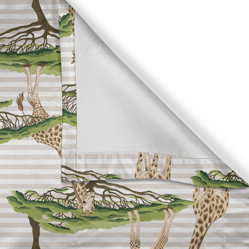 Semi Sheer Curtain Pair