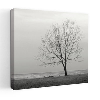 Art contemporain de paysage lacustre abstrait Lakeshore