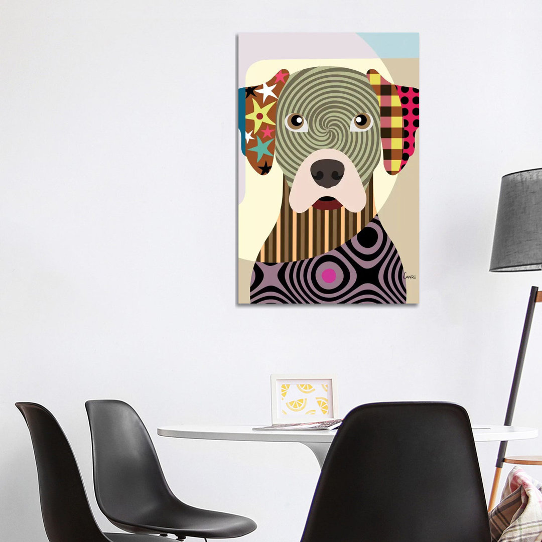 Rhodesian Ridgeback by Lanre Studio - Wrapped Canvas Print