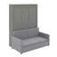 Grand lit escamotable avec coussin
