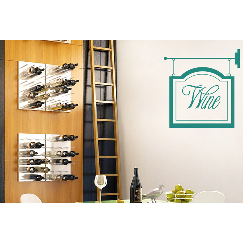 Abstract Wall Decal, Aqua Green