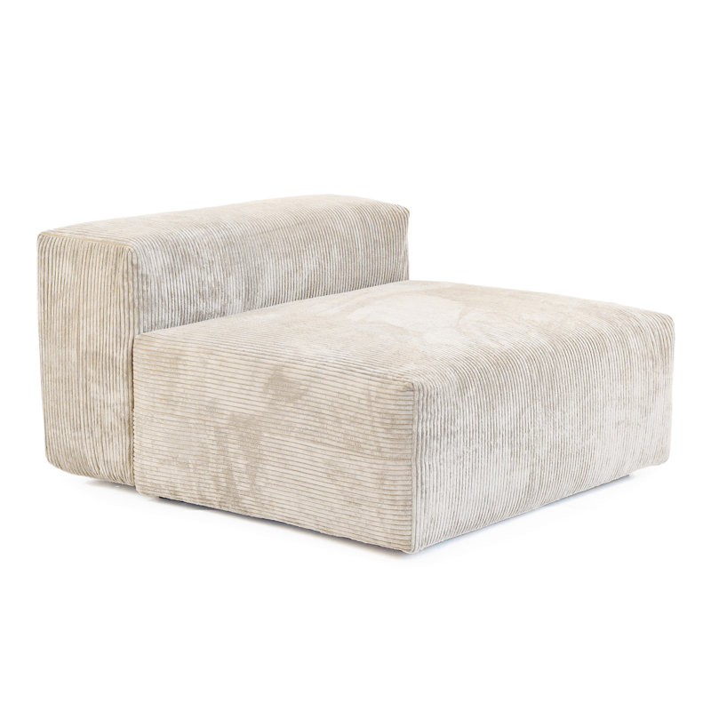 Housse pour fauteuil sans accoudoirs, Beige