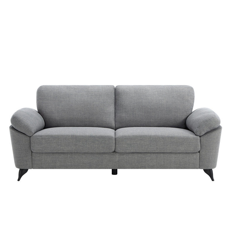 Sabita 5 Seater Linen Sofa, Grey