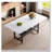 71"Long Dining Table With Shelf Storage