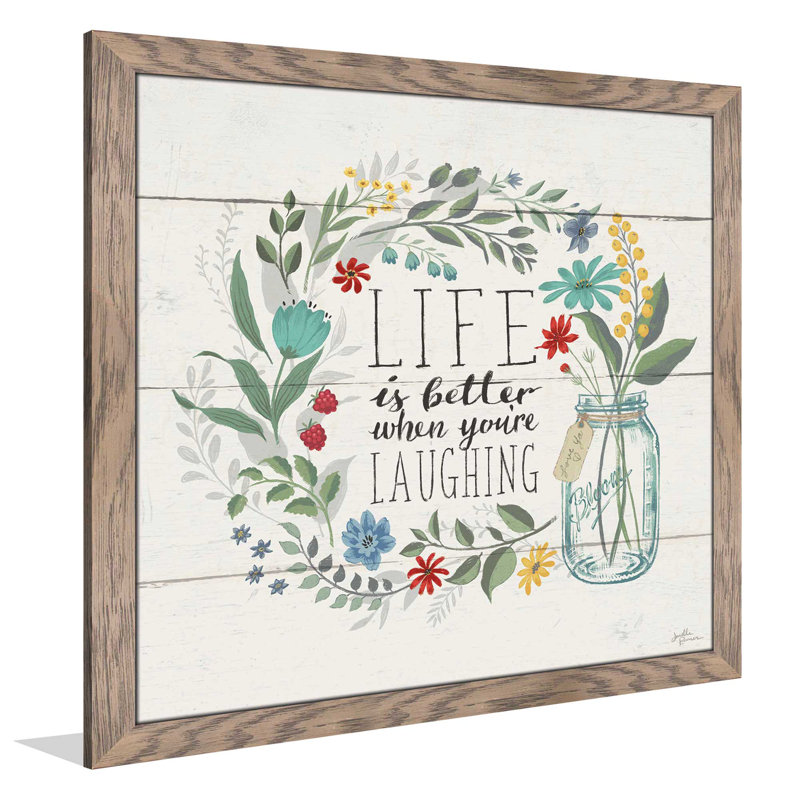 «Blooming pensts I», reproduction d'art textuel, H 21,5 po x l 21,5 po x P 0,75 po, Cadre taupe délavé