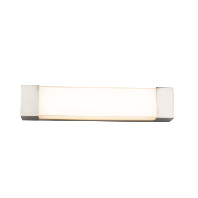 Hucksley 1 - Light LED Bath Bar, Brushed Nickel, 24" W