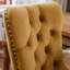 Paire de chaises de salle à manger en velours, 2, doré, Sw2001gl - Style Mid-Century moderne pour un look doré recouvert de capitonnage, rehausse votre pièce-1711290730-1711290732